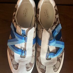 Coach Brown and Blue Women's Sneakers